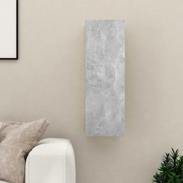vidaXL Tv-meubel 30,5x30x90 cm bewerkt hout betongrijs grijs, foto 2