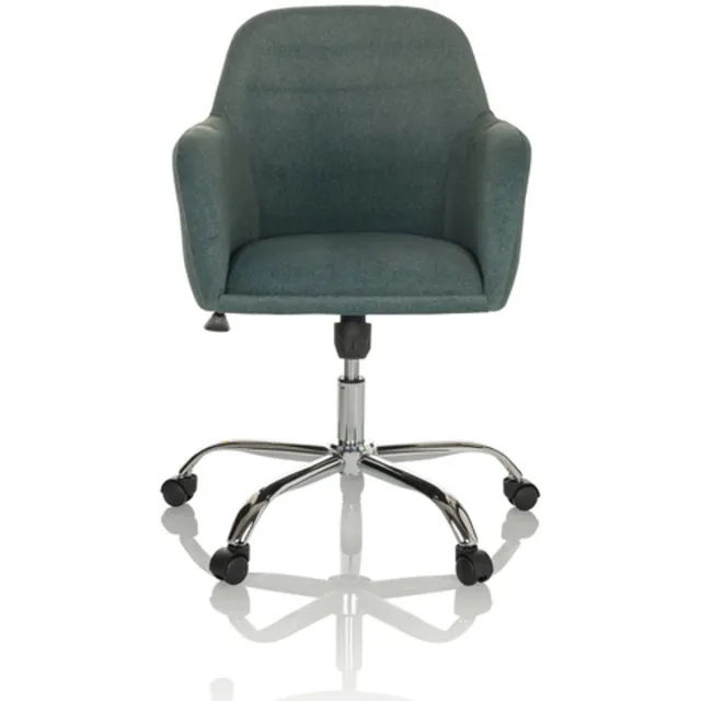 hjh office Bureaustoel / Draaistoel stoel / Schelp stoel SOLAO 300 Stof groen hjh OFFICE