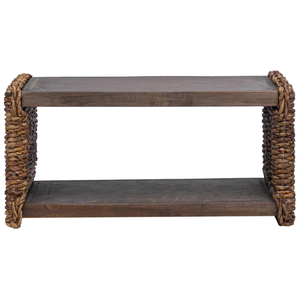 vidaXL Salontafel Naturel 70 x 35 x 35 cm Massief Mahoniehout, foto 4