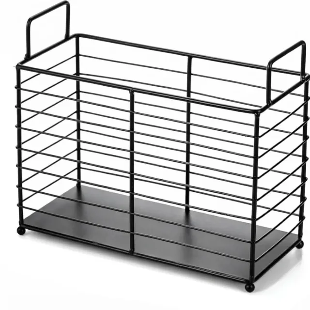 Vantivo® Krantenbak - Lectuurmand - Krantenmand-Zwart