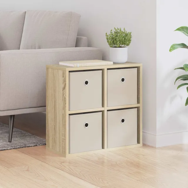vidaXL Dressoir Sonoma Eiken 49,5 x 22 x 47 cm, foto 2
