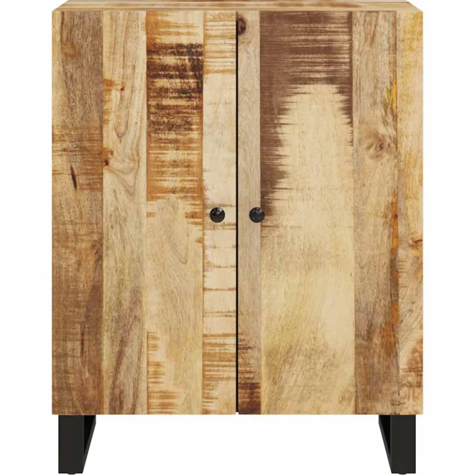 vidaXL Dressoir 60x33x75 cm massief mangohout Bruin