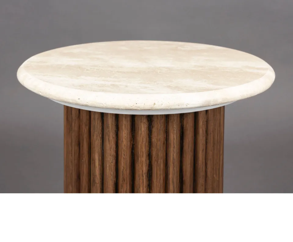 Dutchbone Arda bijzettafel beige, foto 5