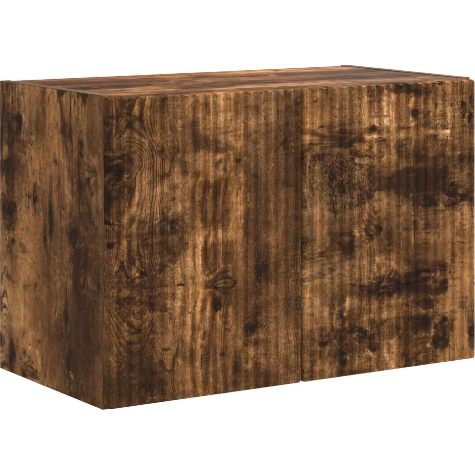 vidaXL TV-wandkast 59,5 x 31 x 40 cm Gerookt eiken Bewerkt hout, foto 3