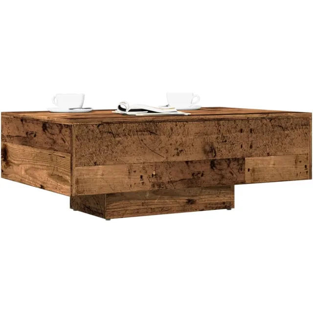 vidaXL Salontafel 85x55x31 cm bewerkt hout oud houtkleurig Bruin