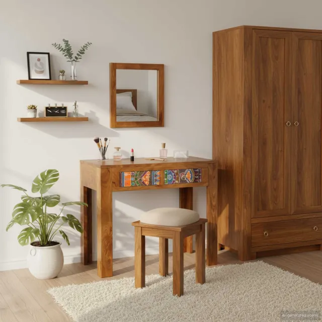 vidaXL Plafondtafel Bruin 90 x 45 x 75 cm Massief Acaciahout, foto 2