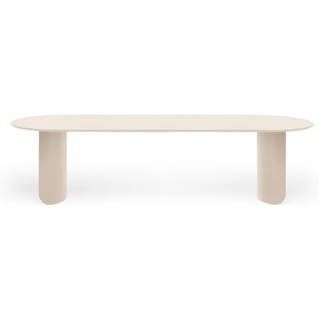 Fest Plateau Eettafel Ovaal 280 cm Beige