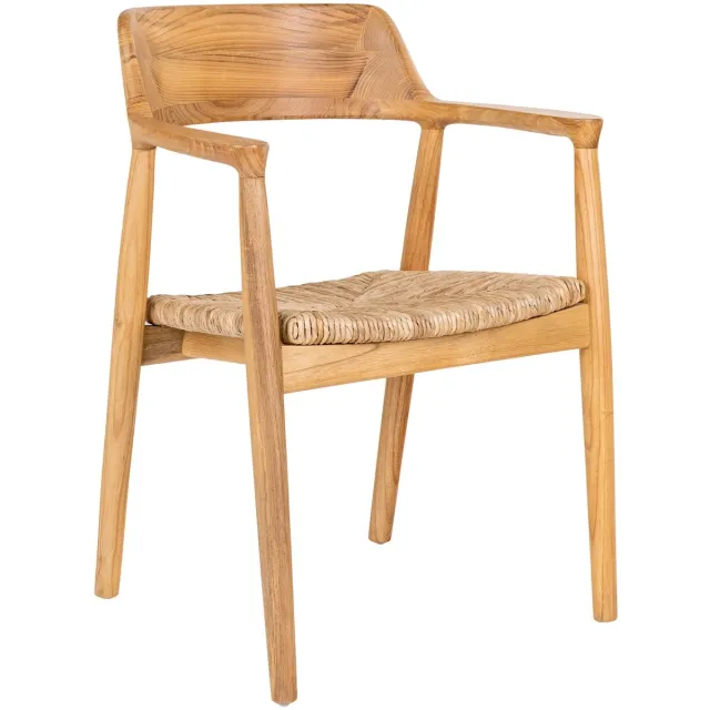 House Nordic Eetkamerstoel Hout Naturel - Zithoogte 45cm - Getafe - House Nordic - Set van 2