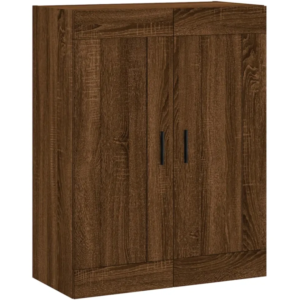 vidaXL Hangkasten 2 st bewerkt hout bruin eikenkleur, foto 3