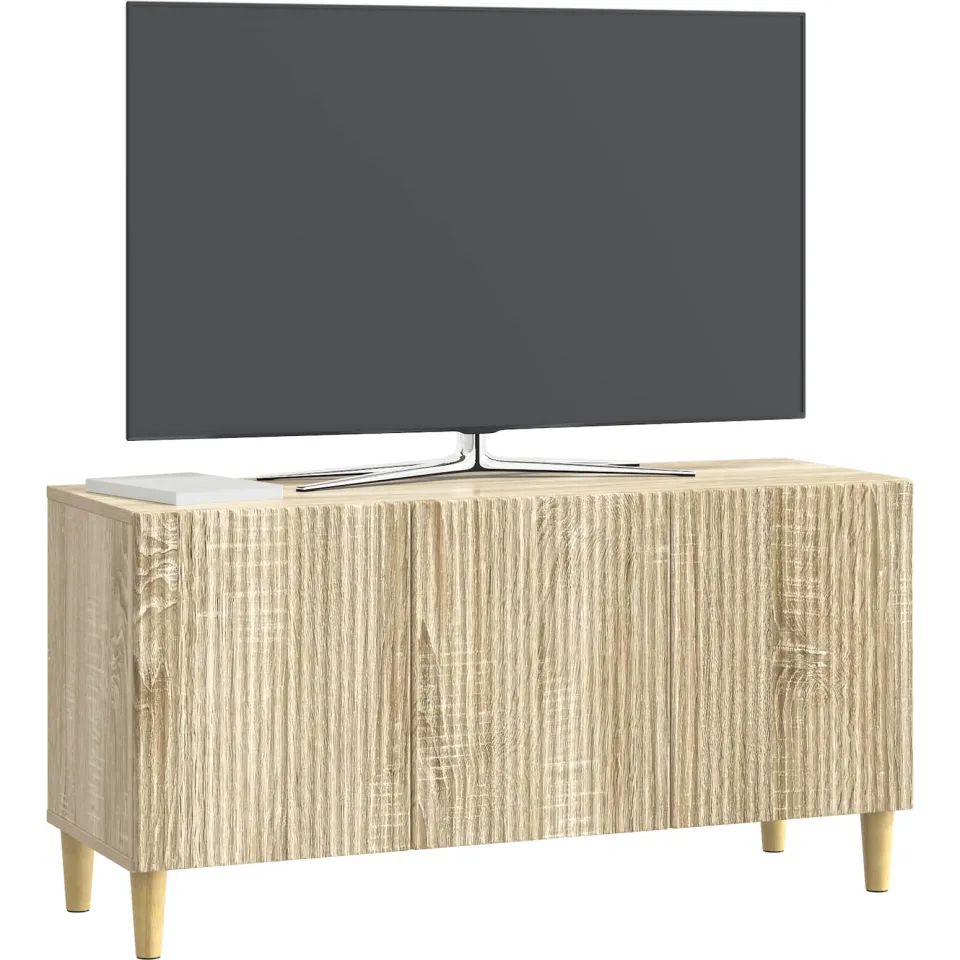 vidaXL TV-kast 99 x 34,5 x 50 cm Sonoma Eiken Bewerkt hout Bruin