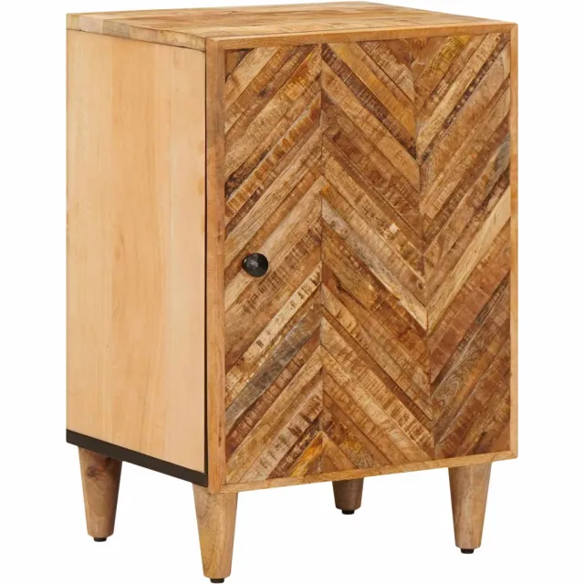 vidaXL Badkamerkast Bruin 38 x 33,5 x 58 cm Massief Mango Hout