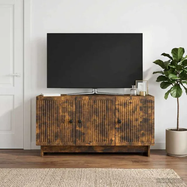 vidaXL TV-kast 99 x 34,5 x 50 cm Gerookt eiken Bewerkt hout, foto 2