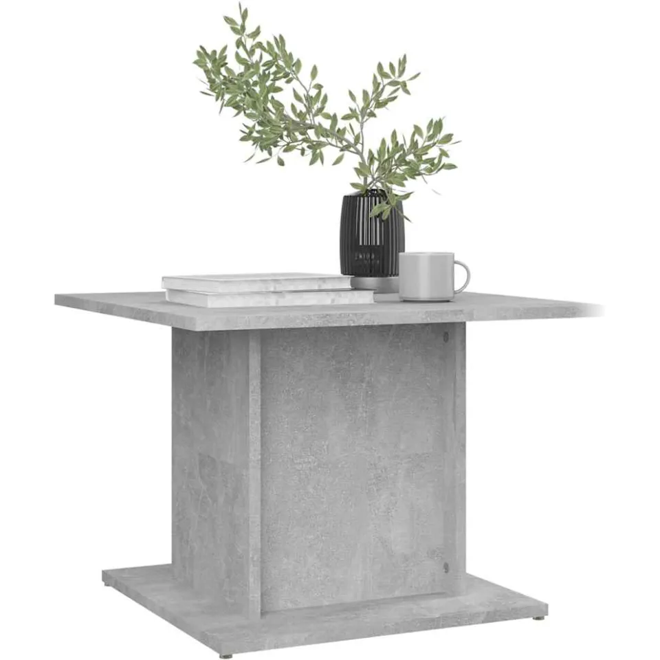 vidaXL Salontafel 55,5x55,5x40 cm bewerkt hout betongrijs grijs, foto 3
