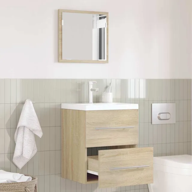 vidaXL Badkamermeubelset met lade met opslag Bruin 41 x 38,5 x 48 cm, foto 2