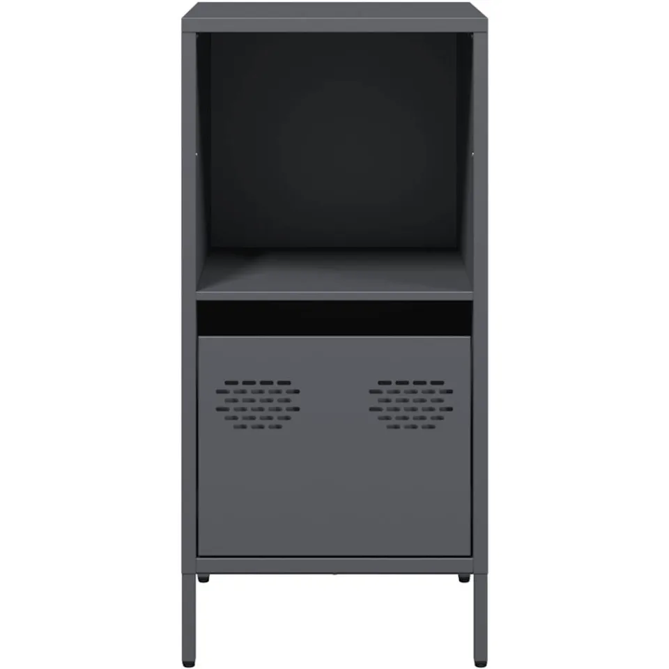 vidaXL Dressoir 35x39x73,5 cm koudgewalst staal antracietkleurig, foto 4