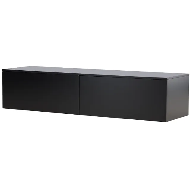 Nest living Leona houten dressoir zwart - 160 x 35 cm