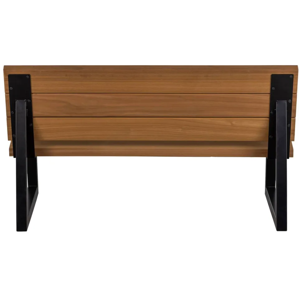 WOOOD Banco Tuinbank - Hout/Metaal - Naturel - 78x132x82, foto 3