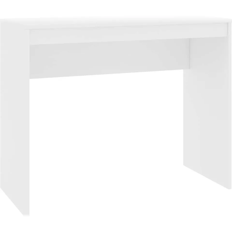 vidaXL Bureau 90x40x72 cm bewerkt hout wit, foto 3