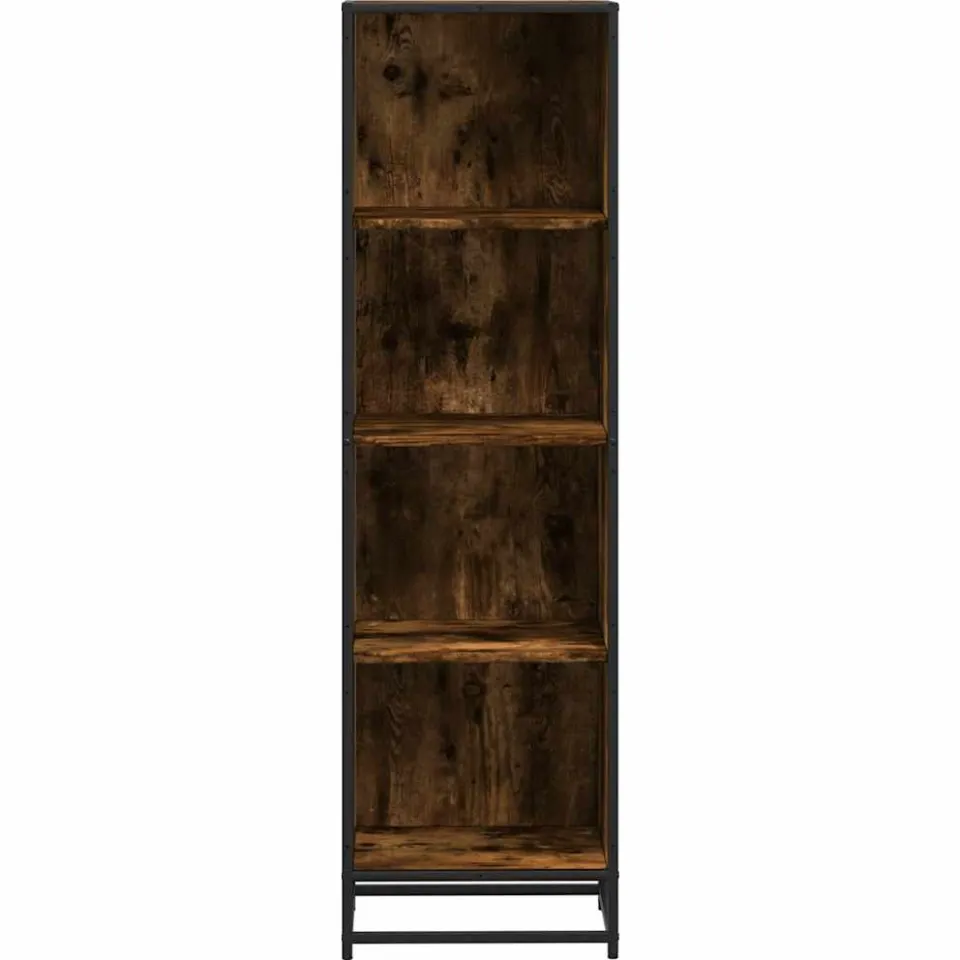 vidaXL Boekenkast 40x35x139 cm bewerkt hout gerookt eikenkleurig, foto 4