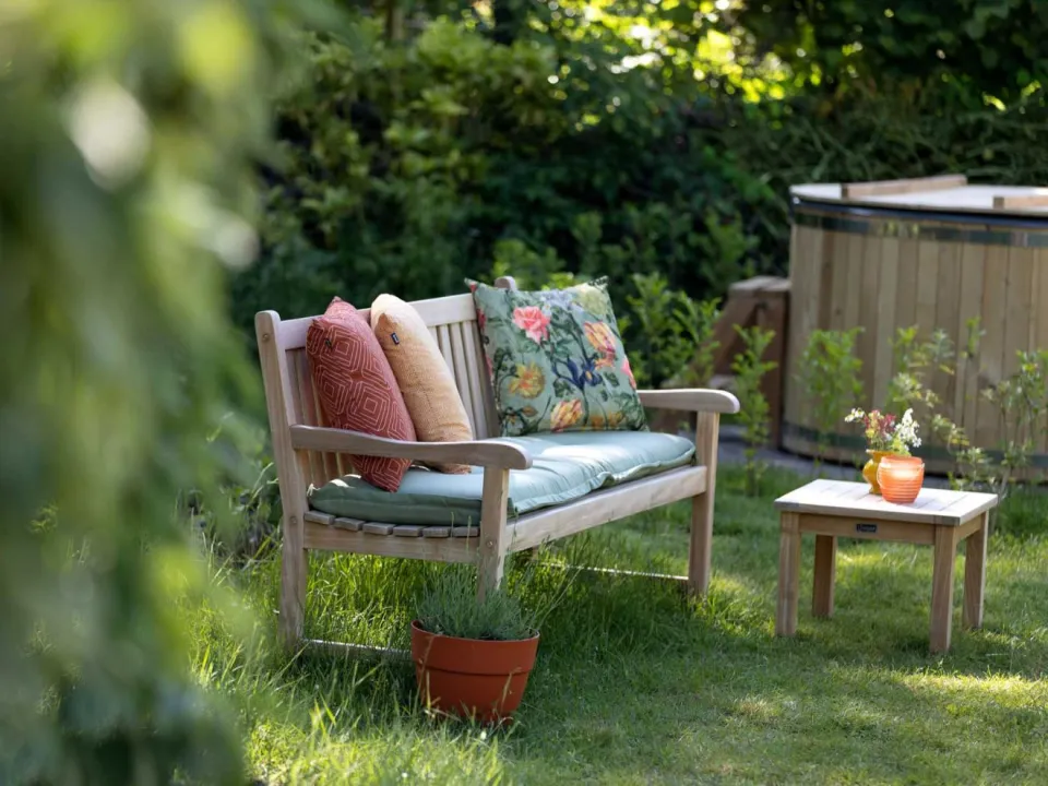 Sunyard Furniture Sunyard Wales tuinbank 120cm bruin, foto 3