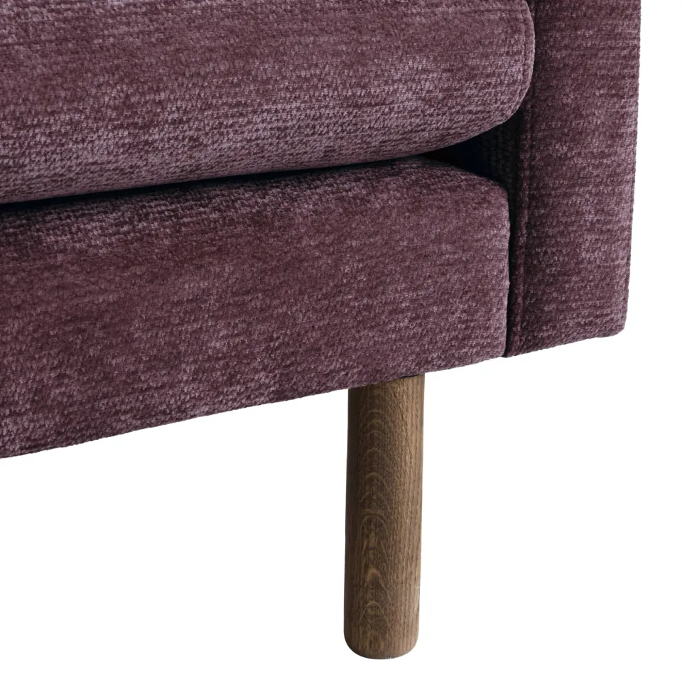NOUS Living 2-zitsbank Adam burgundy, foto 5
