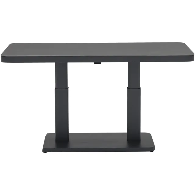 AVH-Collectie Caribbean in hoogte verstelbare tuintafel 140x85x53-75 cm antraciet sintered stone