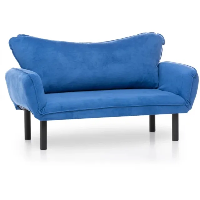 Skye Decor , 2-zits slaapbank, Chatto - Blue, Stof, Blauw, 150 x 70 x 75 cm