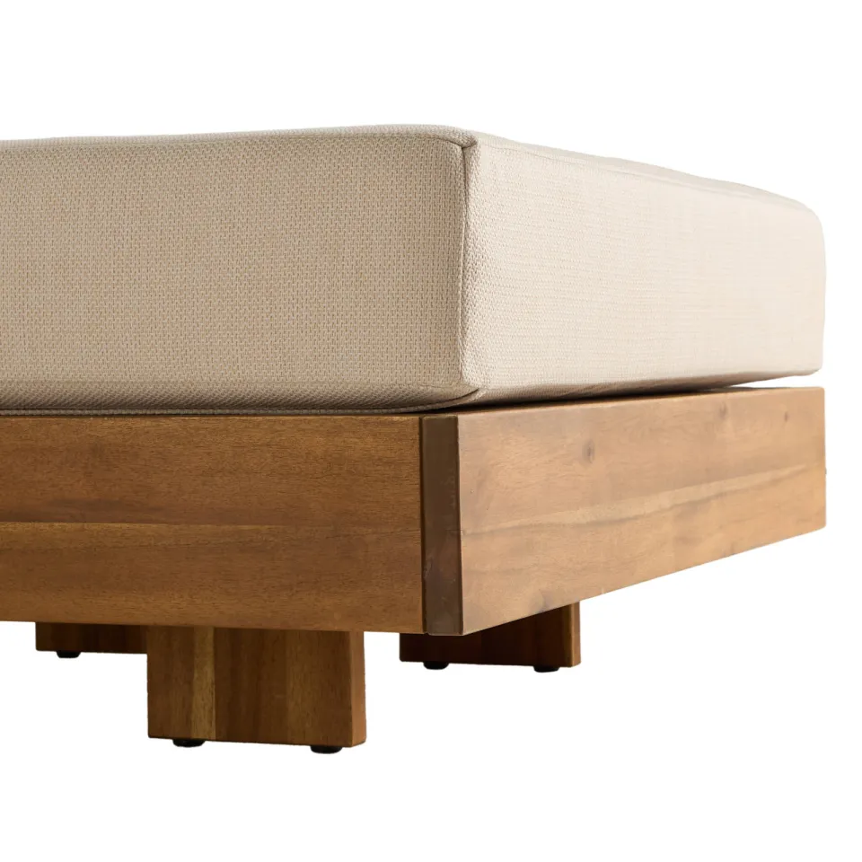 NOUS Garden hocker Belmonte (80x80 cm) naturel/beige, foto 5