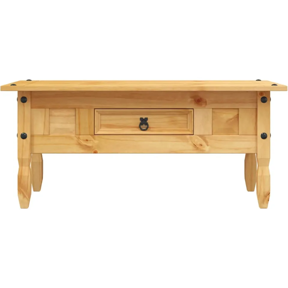 vidaXL Salontafel Mexicaans grenenhout Corona-stijl 100x55x44 cm Bruin