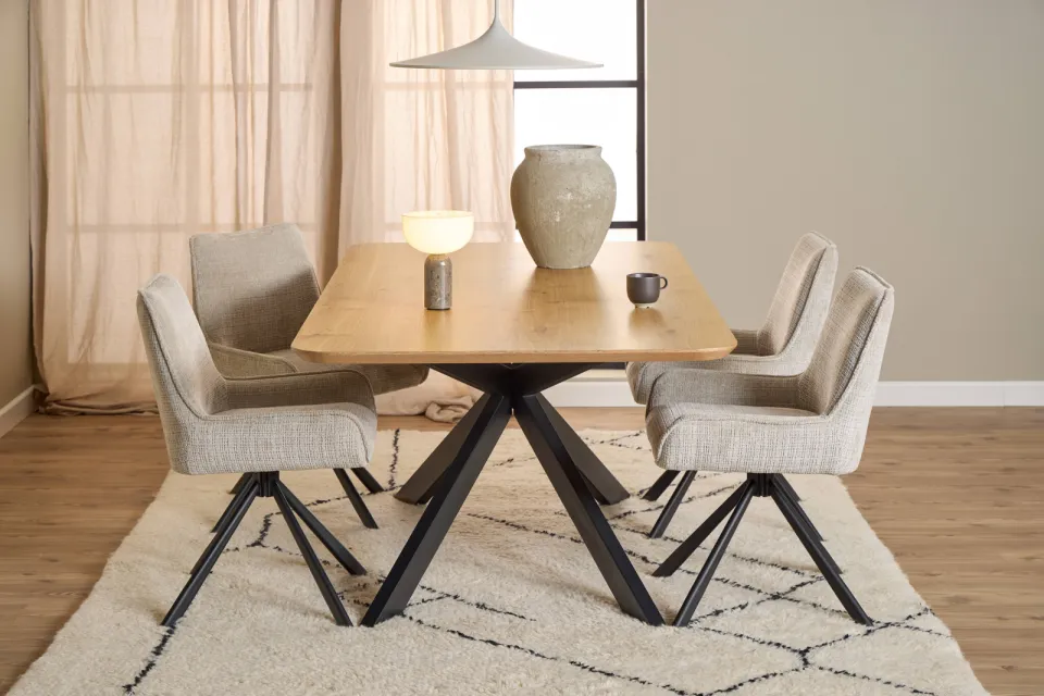 Wehkamp Home Edson eetkamerstoel beige, foto 3