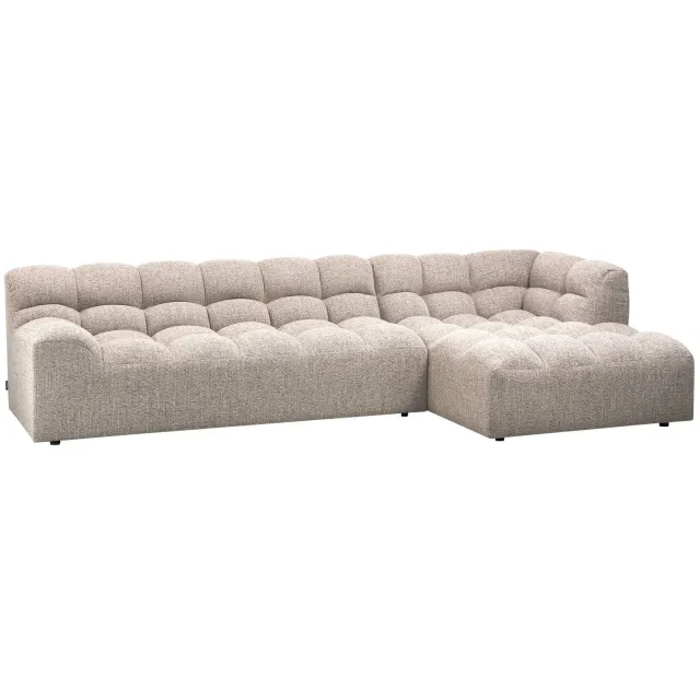 WOOOD Allure Chaise Longue Bank Rechts - Stof - Naturel - 79x324x165 natural melange