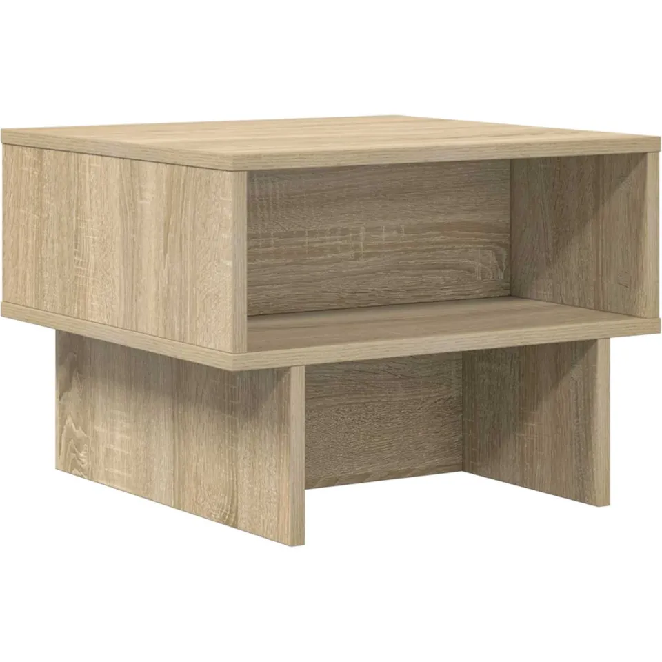 vidaXL Salontafel Sonoma Eiken 48 x 46 x 35 cm Bewerkt hout, foto 3