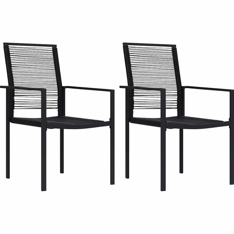 vidaXL 3-delige Tuinset zwart, foto 2