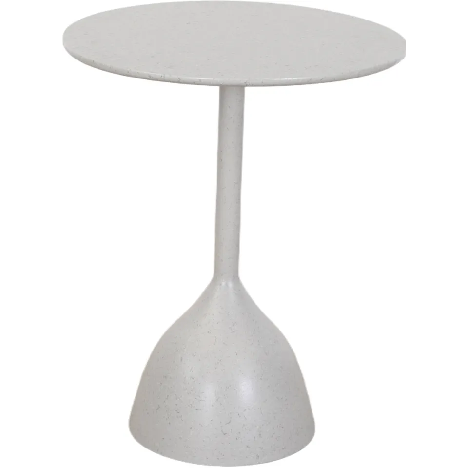 Studio LIVIT bistro tafel Ghia crushed stone bianco