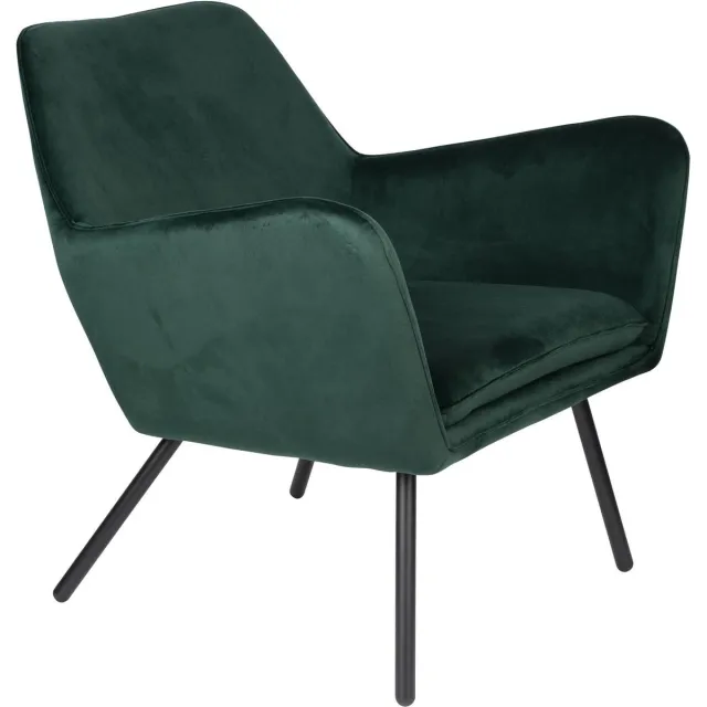Housecraft Living Bon Fauteuil Velvet Groen
