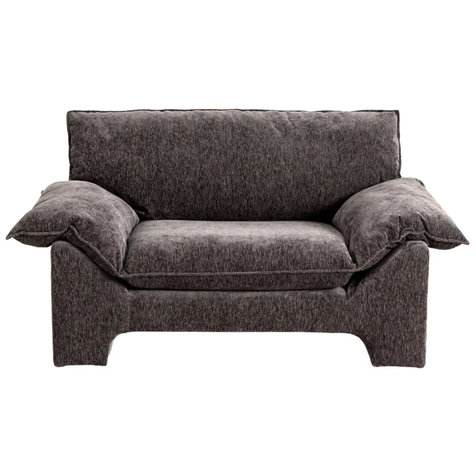 NOUS Living loveseat Woodstock Donkerbruin