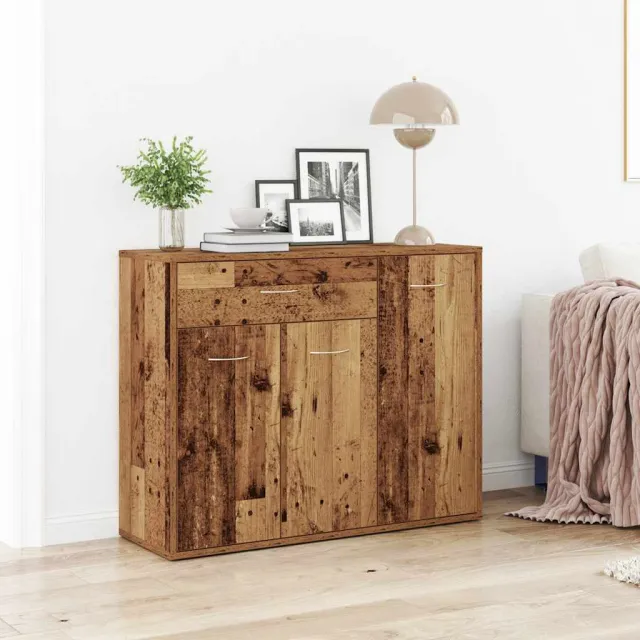 vidaXL Dressoir 88x30x70 cm spaanplaat oud hout bruin