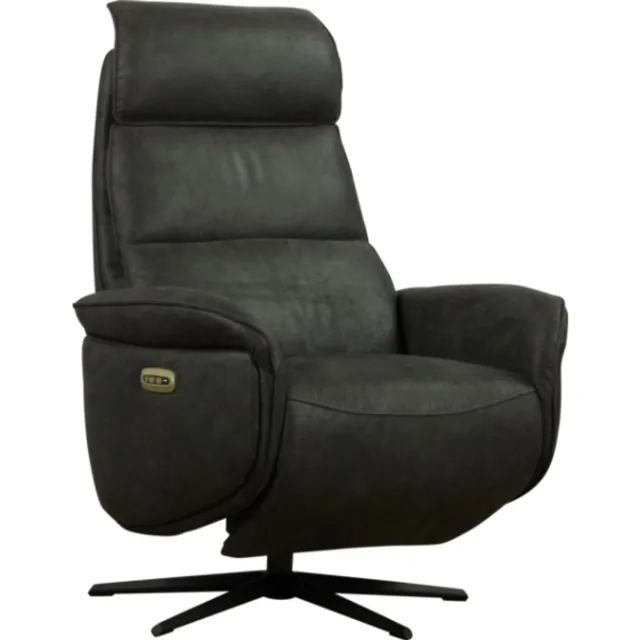 Meubelplaats Elektrische relaxfauteuil Teye Bull Antraciet 67 met 2 motoren en accu