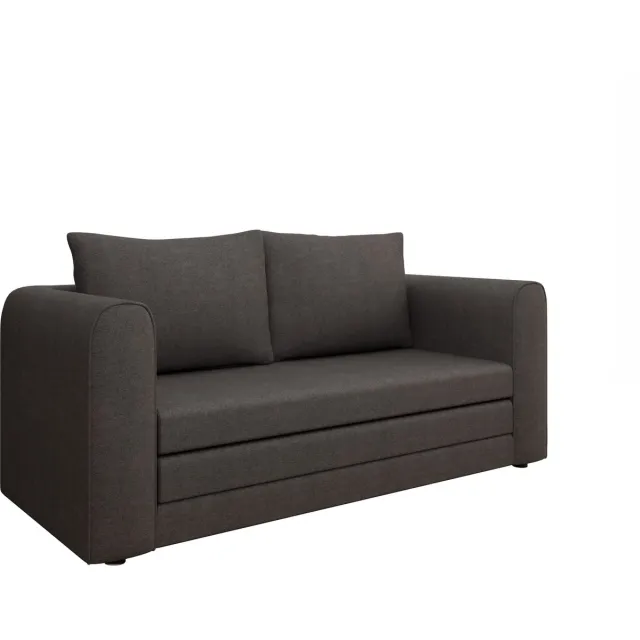 Homesy The Essence of Comfort Slaapbank ARELIS, sofa met slaapfunctie, moderne bank, 2-zits, grafiet Donkergrijs