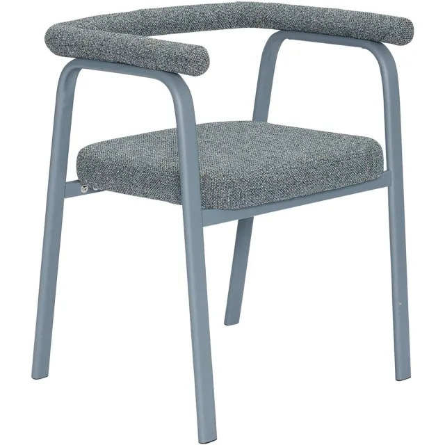Hübsch eetkamerstoel Ecto Blauw Grijs