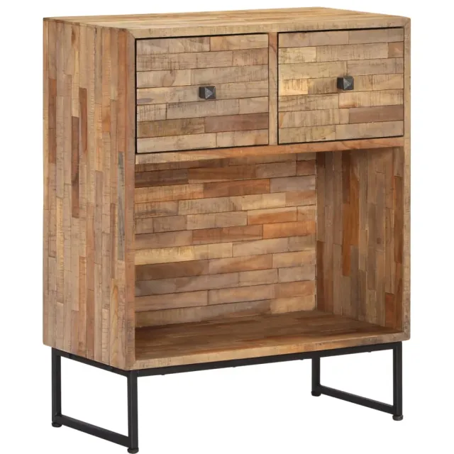 vidaXL Dressoir 60x30x75 cm gerecycled teakhout Bruin