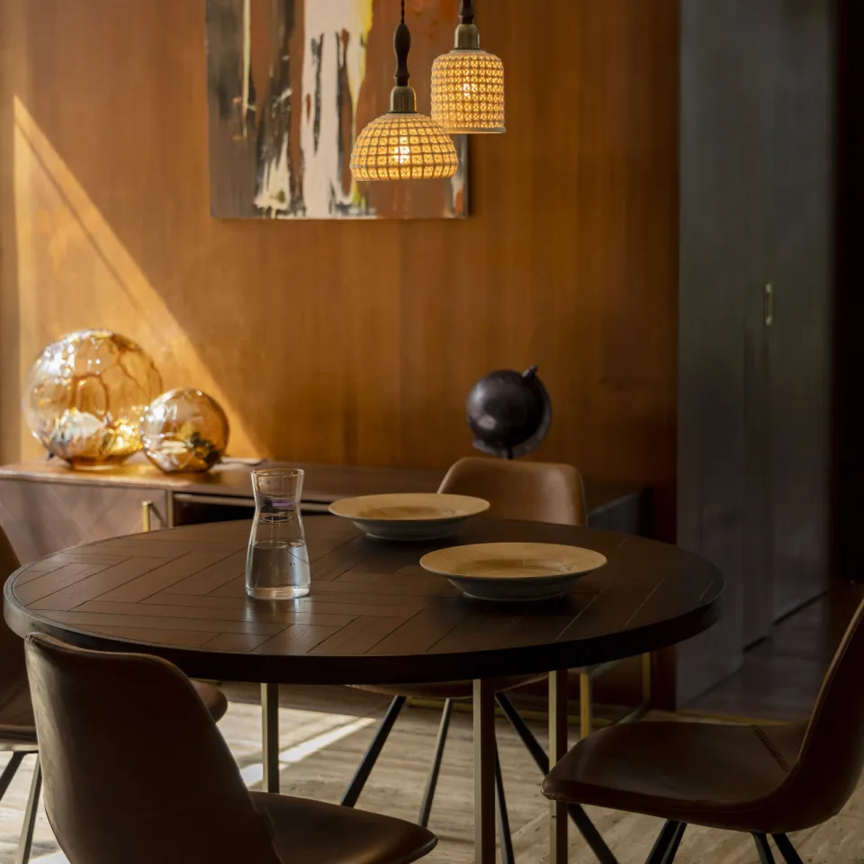 Dutchbone eettafel Class bruin, foto 3