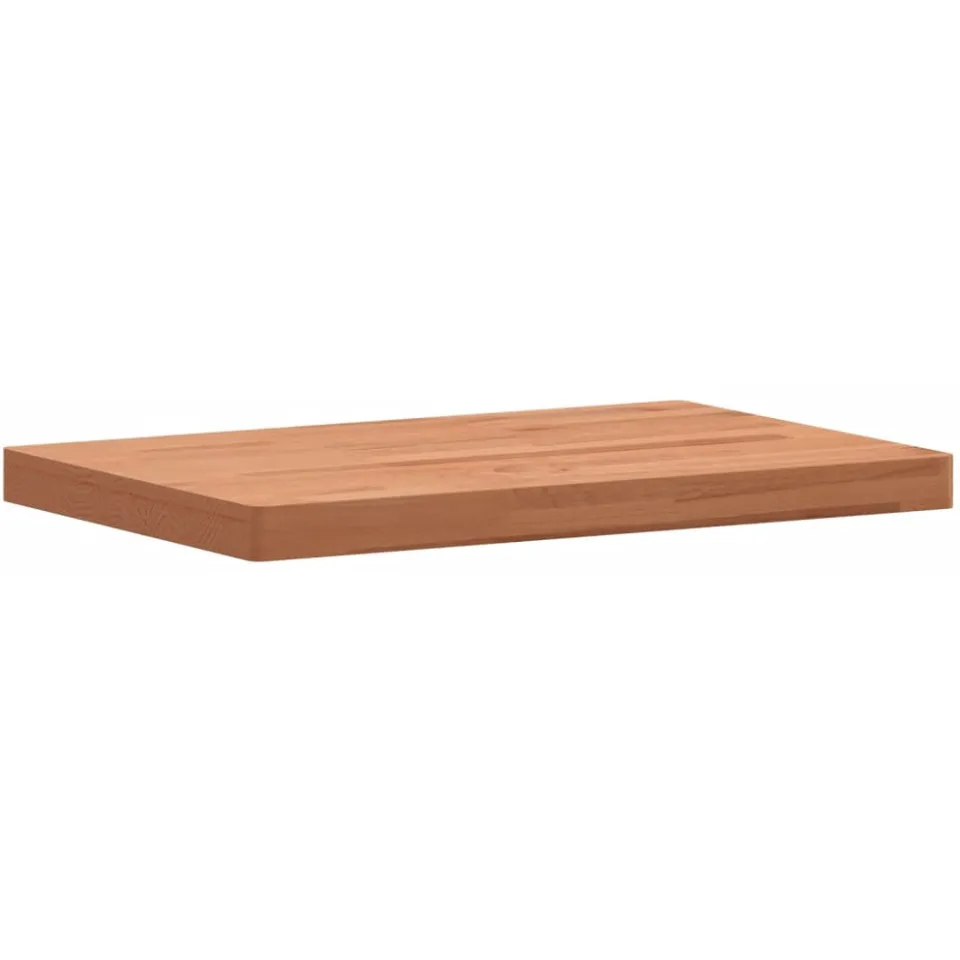 vidaXL Tafelblad rechthoekig 80x40x4 cm massief beukenhout Bruin