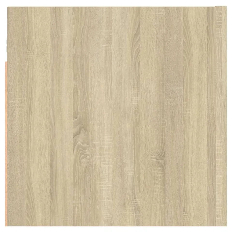 vidaXL Nachtkastje 30,5x30x30 cm bewerkt hout sonoma eikenkleurig, foto 4