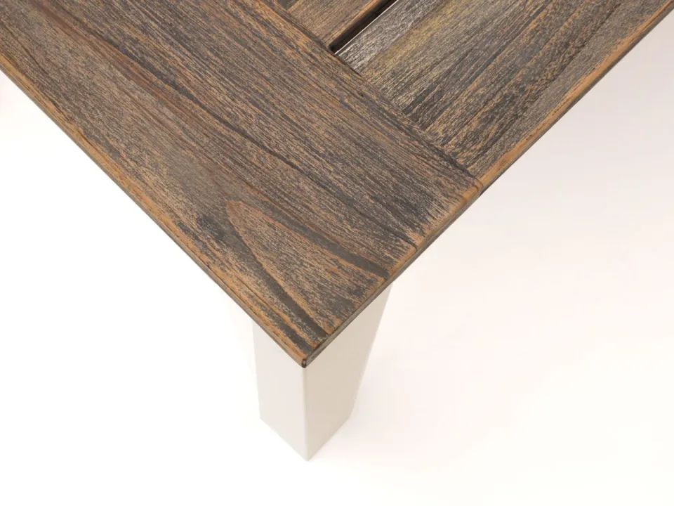 ROUGH Furniture ROUGH-S dining tuintafel 160x90x76cm bruin, foto 4