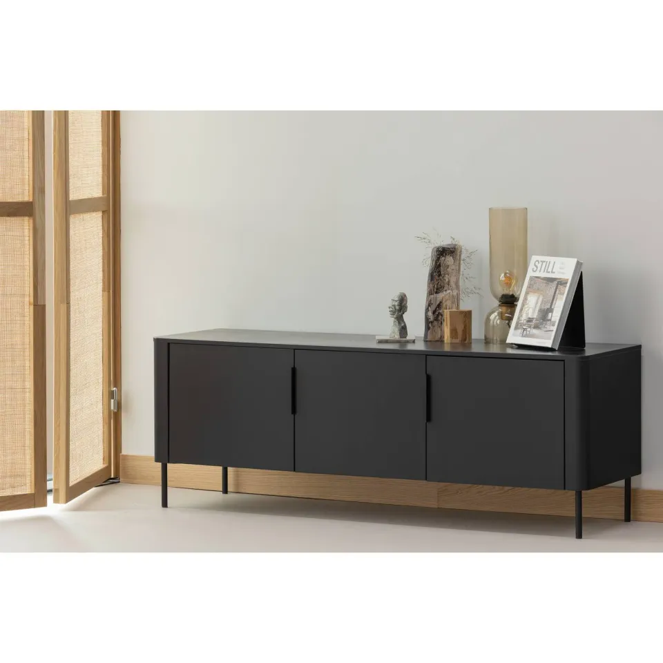 WOOOD Gunnar tv-meubel matzwart matt black, foto 5