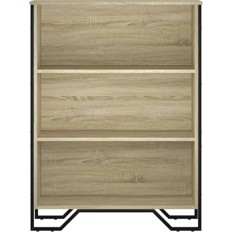 vidaXL Boekenkast 80x31x106 cm bewerkt hout sonoma eikenkleurig, foto 4