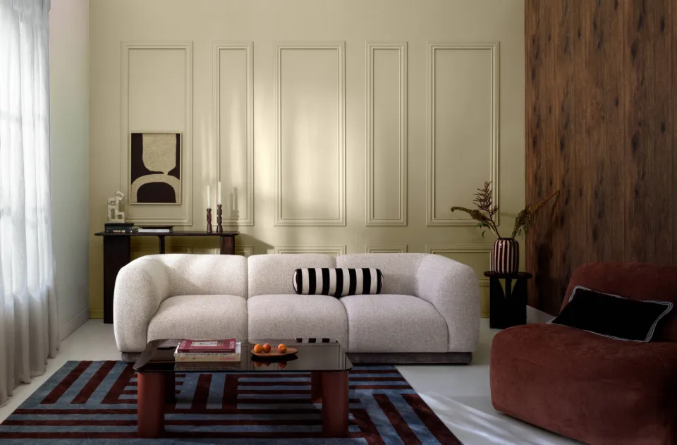 NOUS Living Lumi 3-zitsbank beige, foto 4