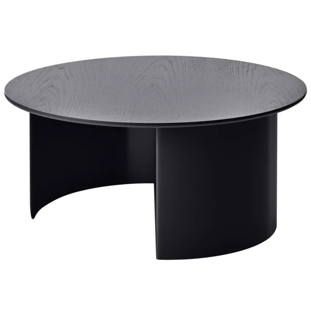 FÉST ronde salontafel Plateau - zwart
