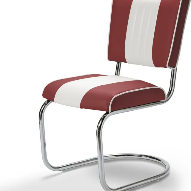 Bel Air Retro Eetkamerstoel CO-27 Ruby